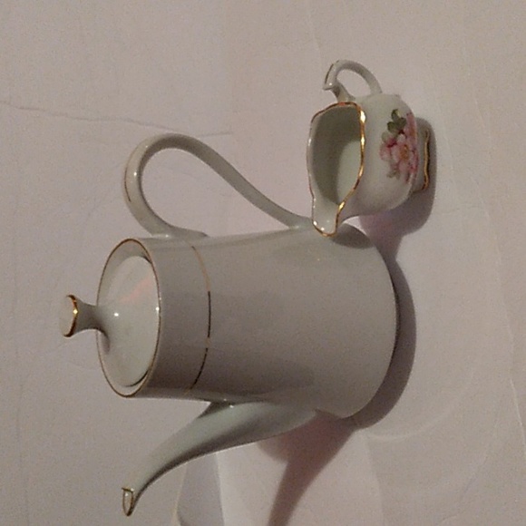 New Fairfield fine china porcelain teapot. #FREE Germany creamer - Picture 1 of 8